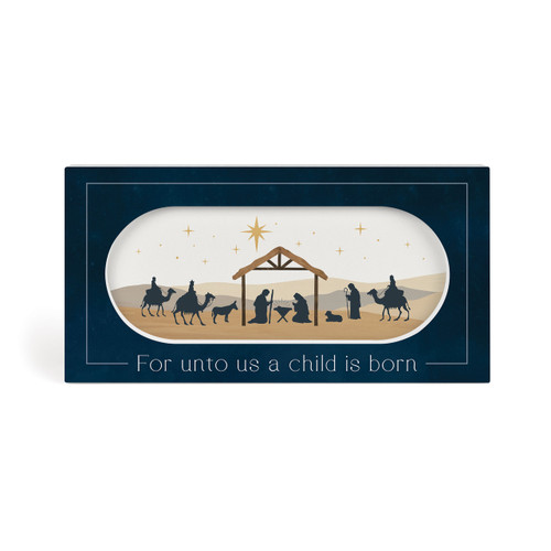 P. Graham Dunn Framed Art - For Unto Us A Child Is Born