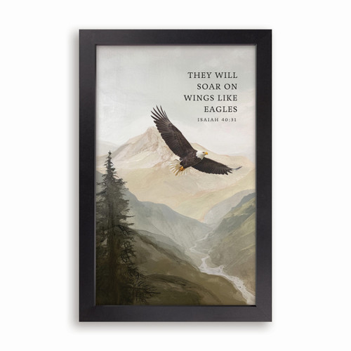 P. Graham Dunn Framed Art - They Will Soar On Wings Like Eagles