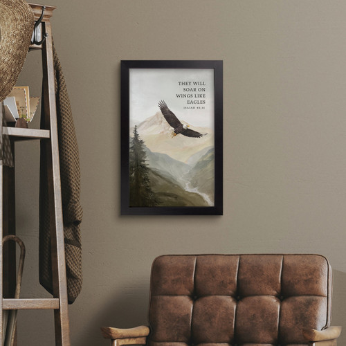 p. graham dunn Framed Art - They Will Soar On Wings Like Eagles