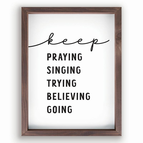 P. Graham Dunn Framed & Simple Framed Art - Praying Singing
