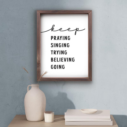 p. graham dunn Framed & Simple Framed Art - Praying Singing