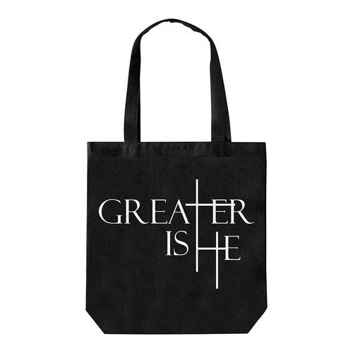 p. graham dunn Greater Is He Collection Canvas Tote Bag