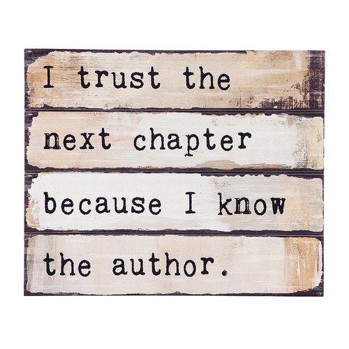 p. graham dunn Happy Thoughts Collection Carved Word Block