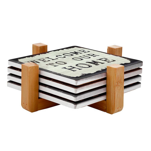 P. Graham Dunn Happy Thoughts Collection Coaster - 4/pk