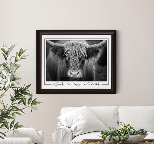 P. Graham Dunn Heartland Home Collection Framed Art - Act Justly Love XL