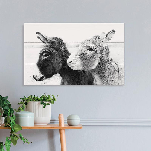 P. Graham Dunn Heartland Home Collection Pallet Sign - Donkeys