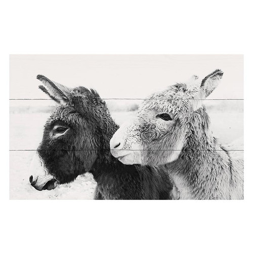 p. graham dunn Heartland Home Collection Pallet Sign - Donkeys