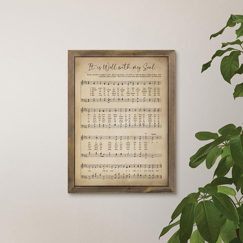p. graham dunn Hymns Of Our Heritage Collection Canvas - It Is Well With My Soul