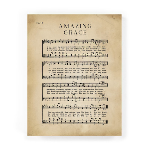 P. Graham Dunn Hymns Of Our Heritage Collection Easel Block - Amazing Grace