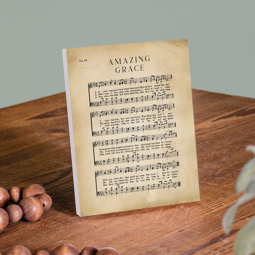 p. graham dunn Hymns Of Our Heritage Collection Easel Block - Amazing Grace p. graham dunn Hymns Of Our Heritage Collection Easel Block - Amazing Grace