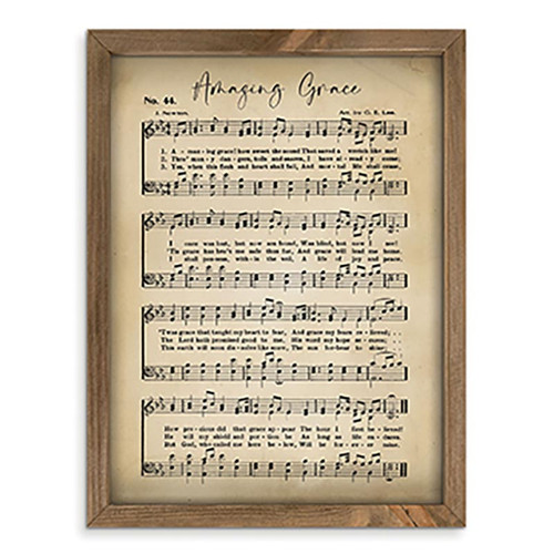 P. Graham Dunn Hymns Of Our Heritage Collection Framed Art - Amazing Grace - 16.75"H