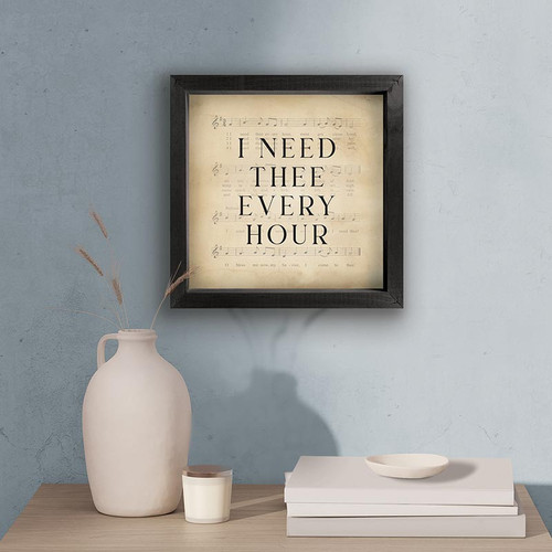 p. graham dunn Hymns Of Our Heritage Collection Framed Art - I Need Thee Every