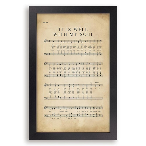 P. Graham Dunn Hymns Of Our Heritage Collection Framed Art - It Is Well With My Soul