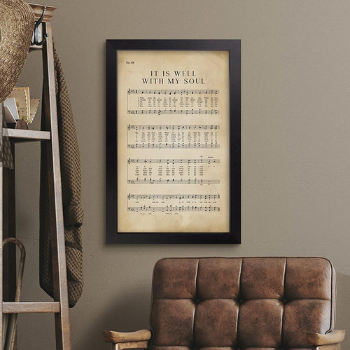 p. graham dunn Hymns Of Our Heritage Collection Framed Art - It Is Well With My Soul