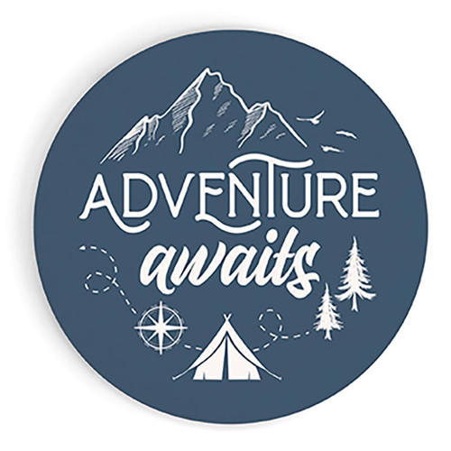 P. Graham Dunn Lake And Lodge Collection Car Coasters (Retail Pack) - Adventure Awaits