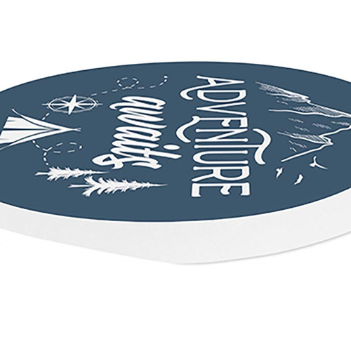 P. Graham Dunn Lake And Lodge Collection Car Coasters (Retail Pack) - Adventure Awaits