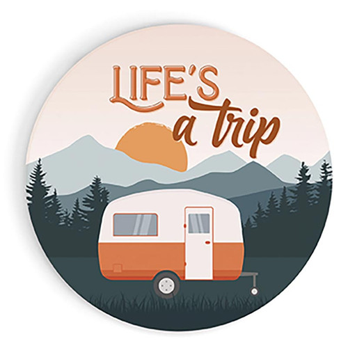 P. Graham Dunn Lake And Lodge Collection Car Coasters (Retail Pack) - Life's A Trip