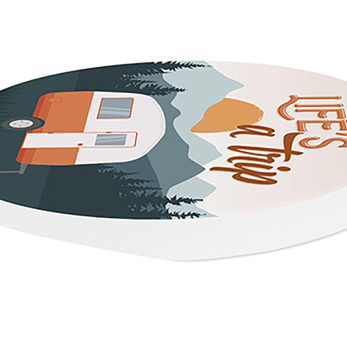 P. Graham Dunn Lake And Lodge Collection Car Coasters (Retail Pack) - Life's A Trip