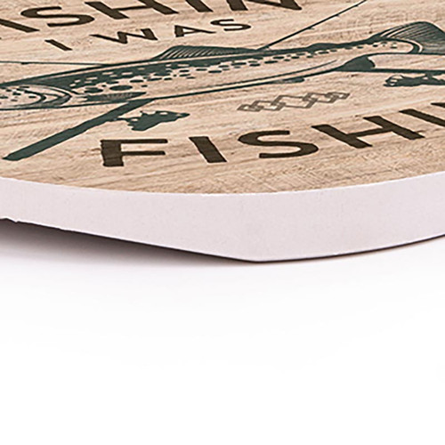P. Graham Dunn Lake And Lodge Collection Car Coasters (Retail Pack) - Wishin' I Was Fishin'