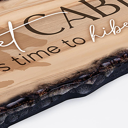 P. Graham Dunn Lake & Lodge Collection Barky Sign - Cabin Sweet Cabin