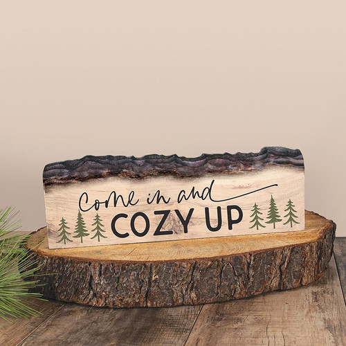 p. graham dunn Lake & Lodge Collection Barky Sign - Come In And Cozy