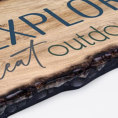 P. Graham Dunn Lake & Lodge Collection Barky Sign - Enjoy & Explore