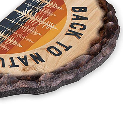 P. Graham Dunn Lake & Lodge Collection Barky Sign - Get Back To Nature