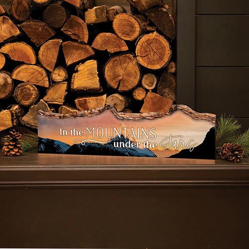 p. graham dunn Lake & Lodge Collection Barky Sign - In The Mountains