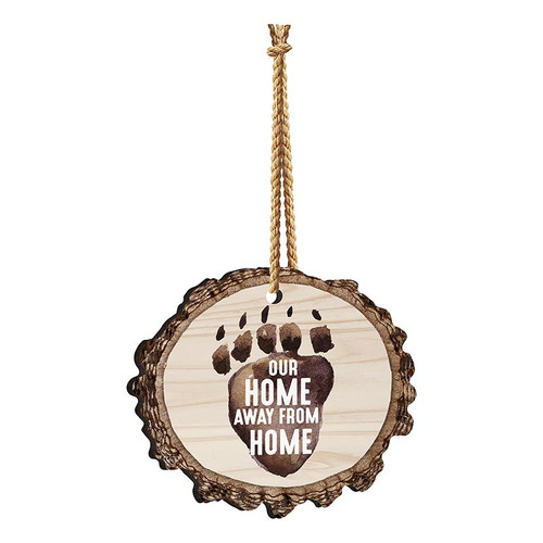 p. graham dunn Lake & Lodge Collection Barky Sign - Our Home Ornament