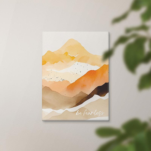 p. graham dunn Lake & Lodge Collection Canvas - Be Fearless