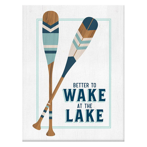 P. Graham Dunn Lake & Lodge Collection Canvas - Better To Wake