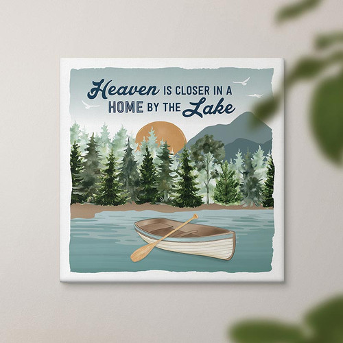 p. graham dunn Lake & Lodge Collection Canvas - Heaven Is Closer