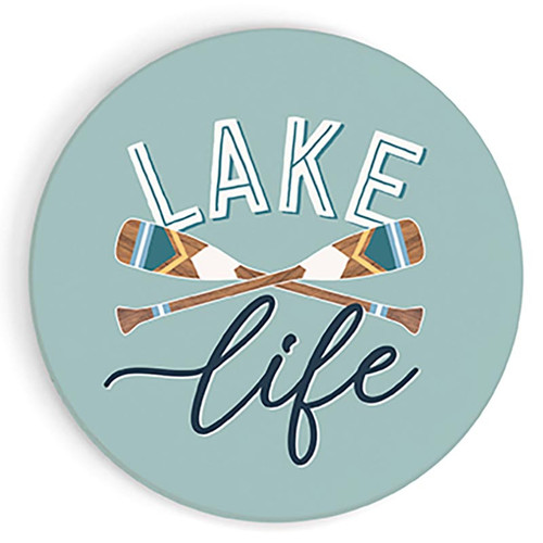 P. Graham Dunn Lake & Lodge Collection Car Coaster (Retail Pack) - Lake Life