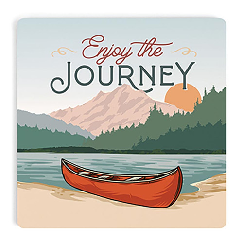 p. graham dunn Lake & Lodge Collection Coaster - Enjoy The Journey