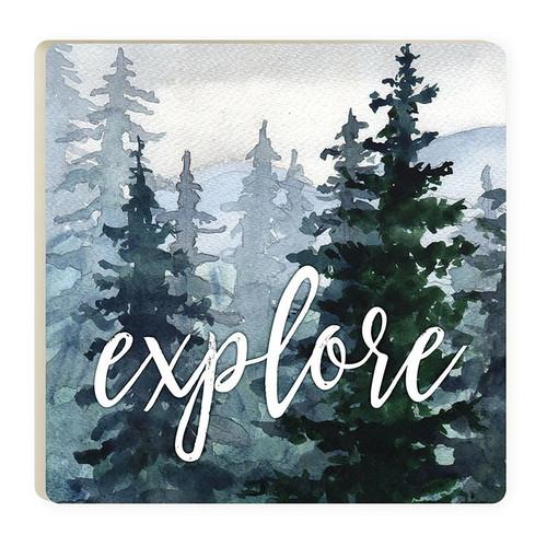 p. graham dunn Lake & Lodge Collection Coaster - Explore