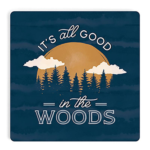 p. graham dunn Lake & Lodge Collection Coaster - It's All Good