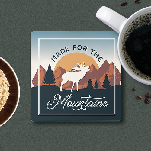 P. Graham Dunn Lake & Lodge Collection Coaster - Made For The Mountains