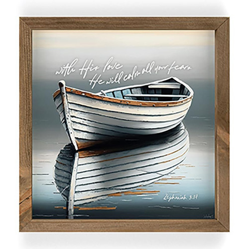 P. Graham Dunn Lake & Lodge Collection Framed Art - With His Love