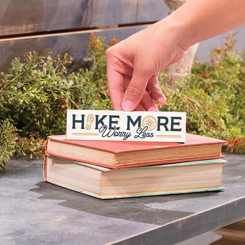 p. graham dunn Lake & Lodge Collection Hanging Sign - Hike More