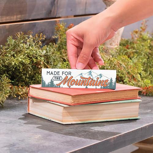 p. graham dunn Lake & Lodge Collection Hanging Sign - Made For The Mountains