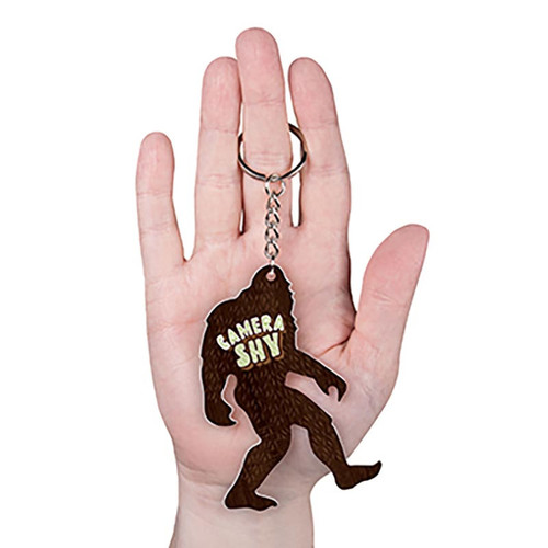 P. Graham Dunn Lake & Lodge Collection Key Chains - Camera Shy Bigfoot
