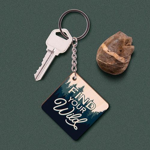 p. graham dunn Lake & Lodge Collection Key Chains - Find Your Wild