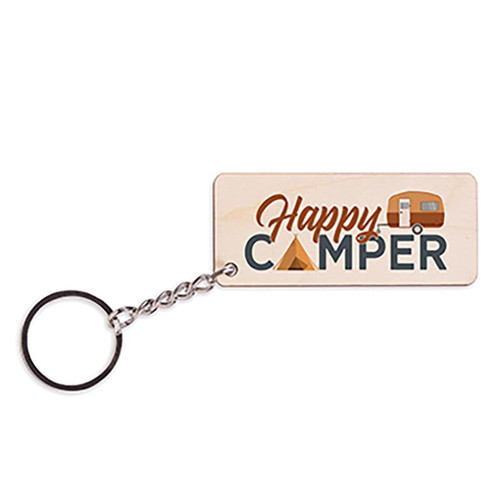 P. Graham Dunn Lake & Lodge Collection Key Chains - Happy Camper