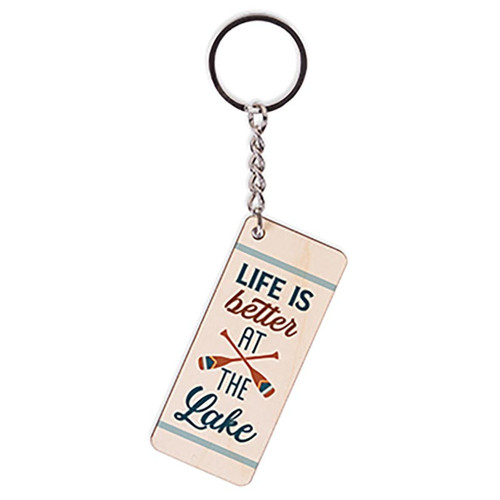 P. Graham Dunn Lake & Lodge Collection Key Chains - Life Is Better