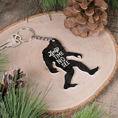 p. graham dunn Lake & Lodge Collection Key Chains - Long Time No See Bigfoot