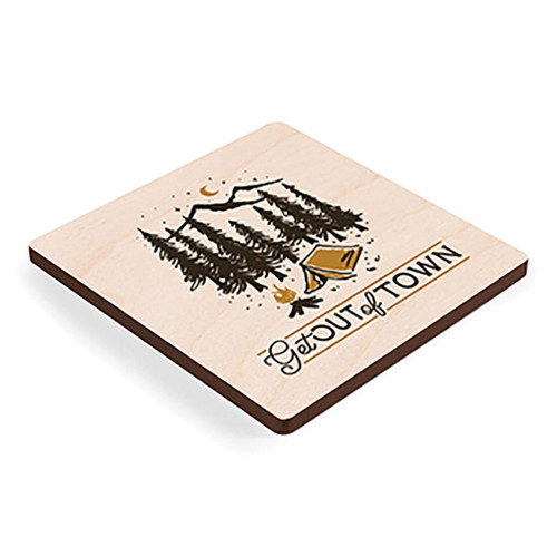 P. Graham Dunn Lake & Lodge Collection Magnet - Get Out Of Town