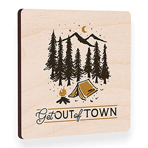 P. Graham Dunn Lake & Lodge Collection Magnet - Get Out Of Town