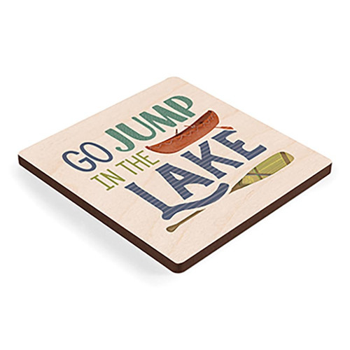 P. Graham Dunn Lake & Lodge Collection Magnet - Go Jump In The Lake