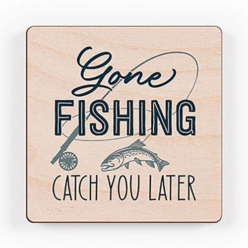 P. Graham Dunn Lake & Lodge Collection Magnet - Gone Fishing