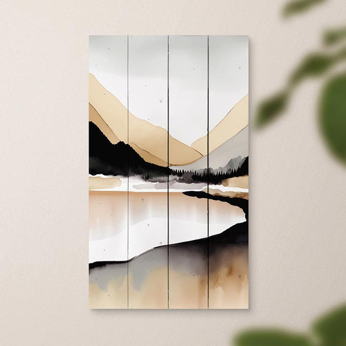 p. graham dunn Lake & Lodge Collection Pallet Sign - Lake